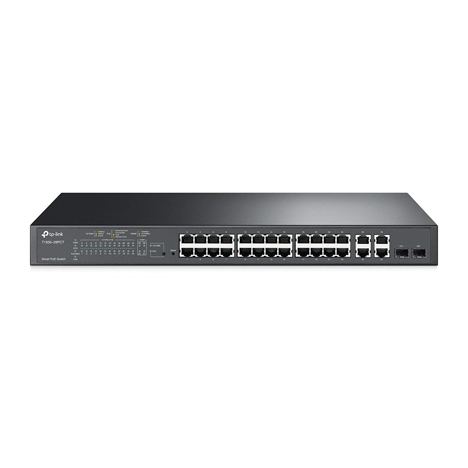 Tp-Link Omada Tl-Sl2428P 24 Port 10/100 Poe+ 2 X Sfp Yonetilebilir Desktop Switch