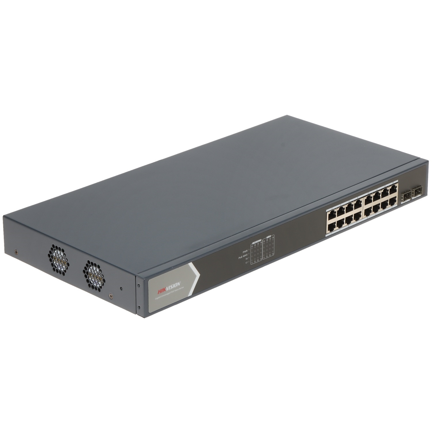 Hikvision Ds-3E1518P-Si 16 Port Poe 10/100/1000 2Xsfp 250W Switch