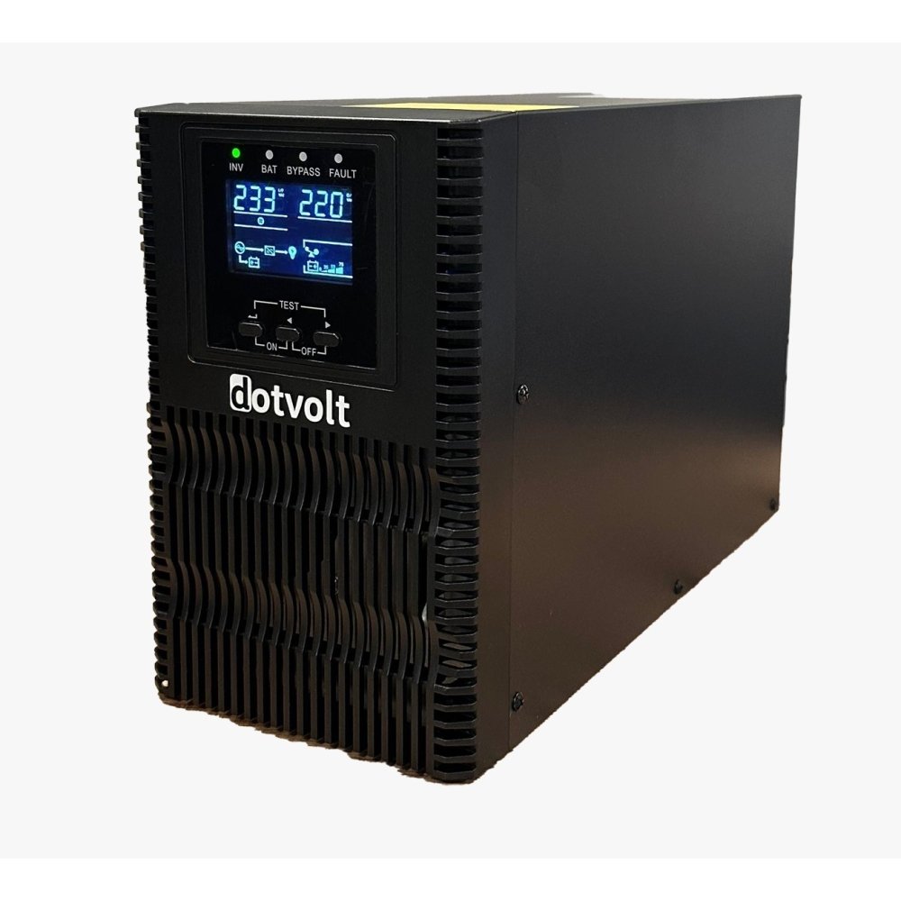 Dotvolt Mn Plus 1Kva 2X12V/7Ah 1F/1F Onli̇ne Ups