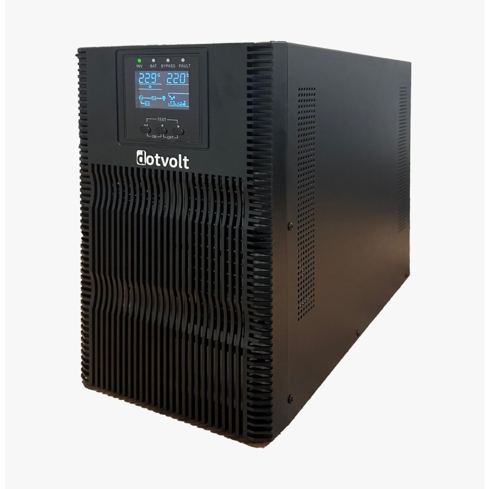 Dotvolt Mn Plus 6Kva (Dahi̇li̇ Manuel By-Pass) 16X12V/9Ah 1F/1F Onli̇ne Ups