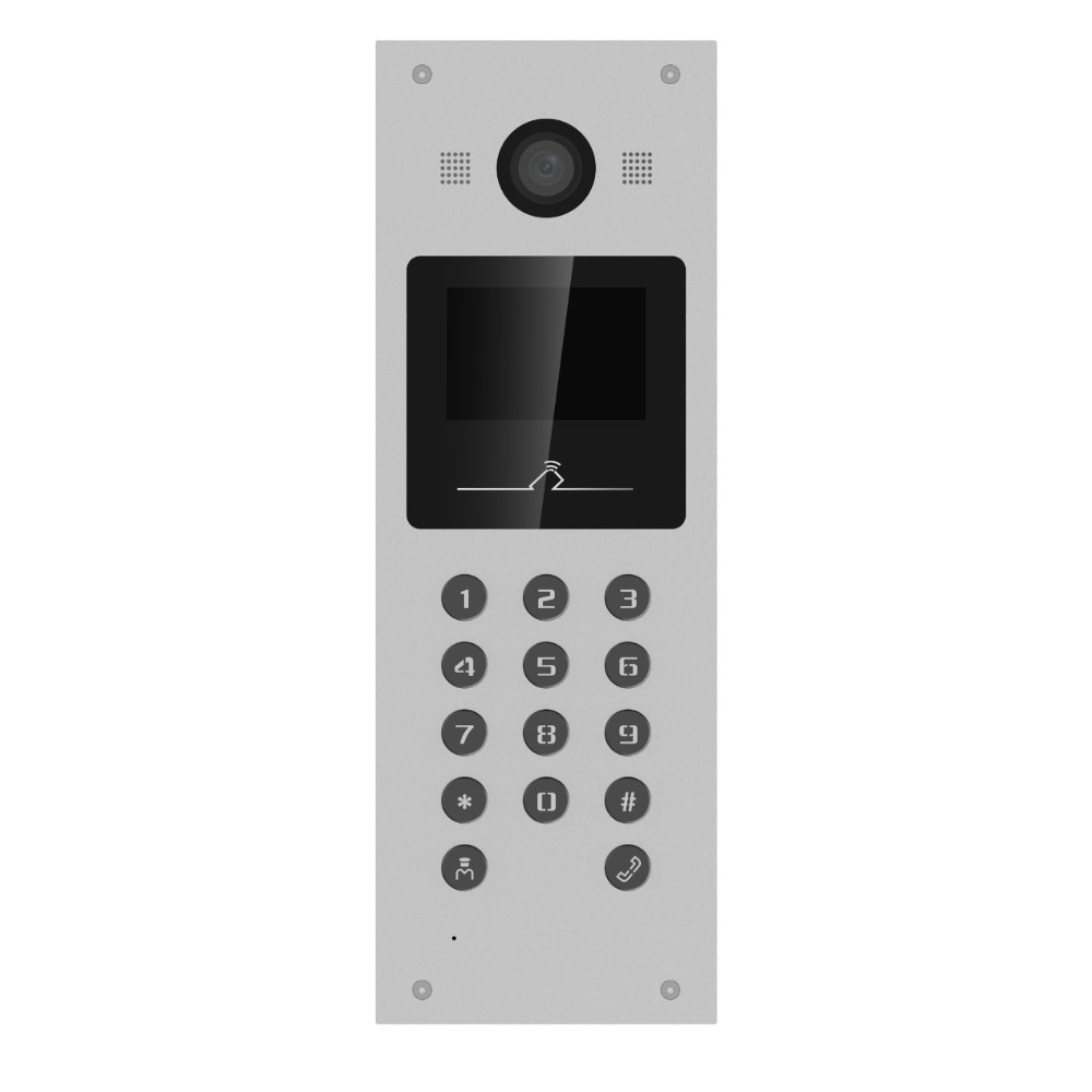 Hikvision Ds-Kd3003-E6 Apartman Ti̇pi̇ Fi̇zi̇ki̇ Buton Ip Intercom Diş Üni̇te