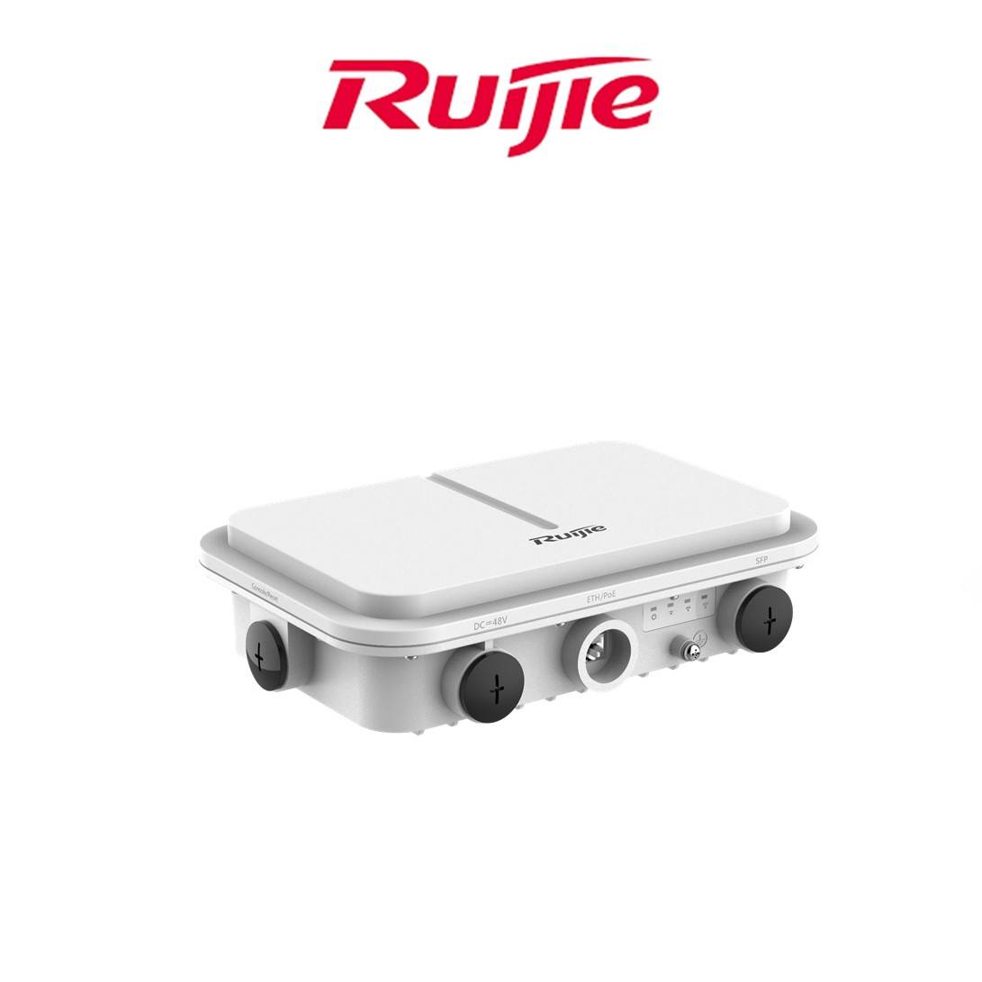 Ruijie Rg-Ap680-L Wi-Fi 6 802.11Ax 1 Port Rj-45 + 1 Port Sfp Poe 2.4 Ghz & 5 Ghz Poe Adatörsüz Outdoor Omni Anten (360 D
