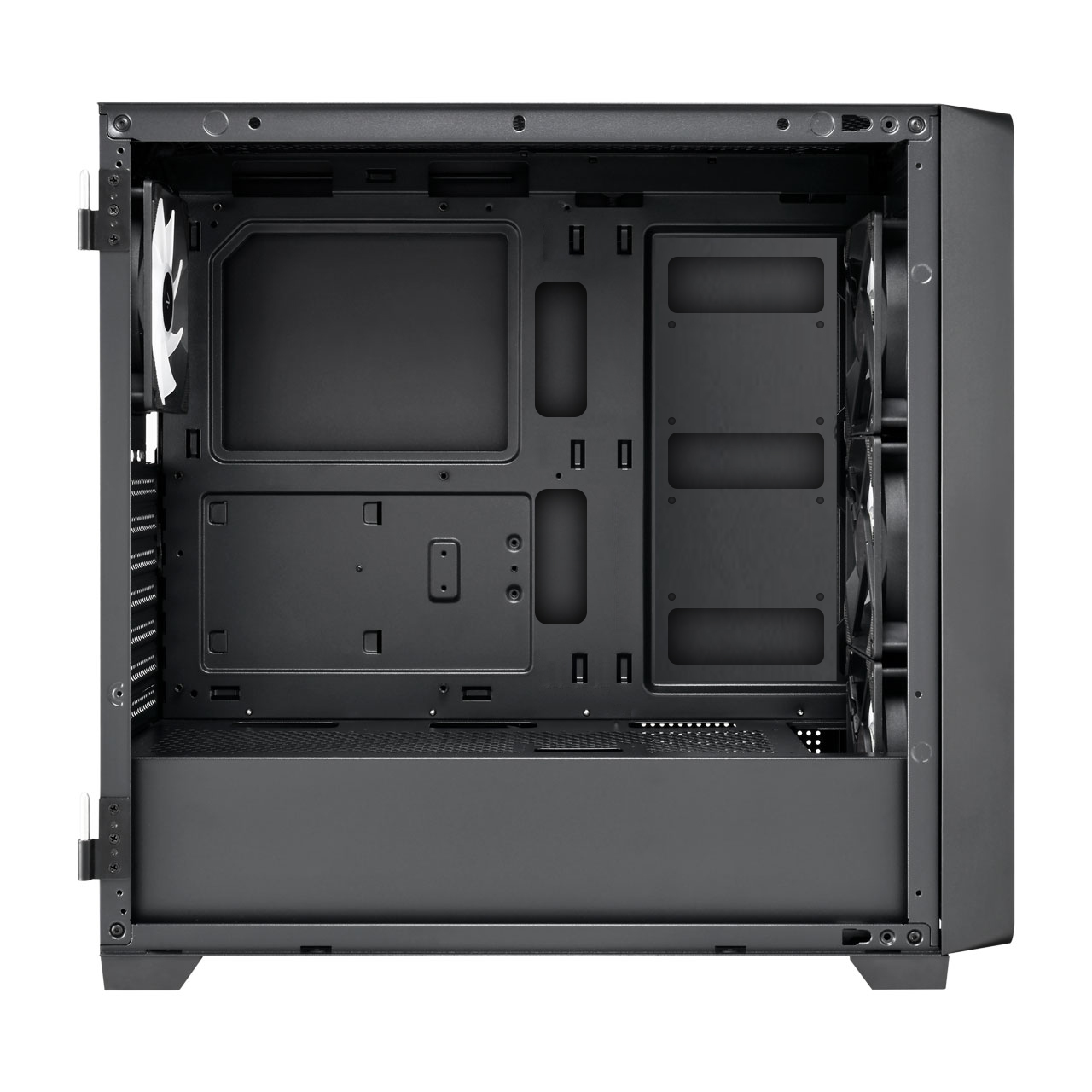 Fsp Cmt318 850W 80+ Gen5 4X Fan E-Atx Si̇yah Gaming Kasa