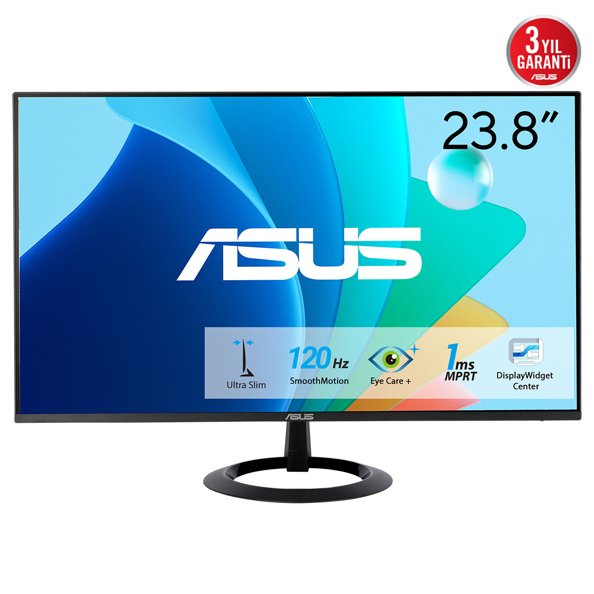 Asus Vz249Hg 23.8" 1Ms 120Hz Vga/Hdmi IPS Led Monitor