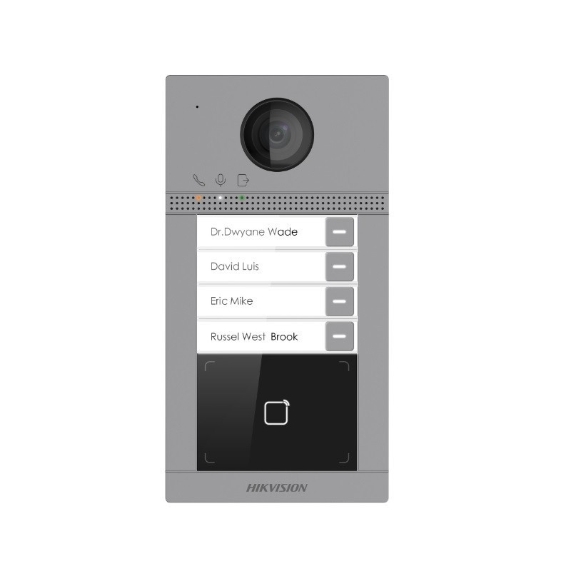 Hikvision Ds-Kv8413-Wme1 Vi̇lla Ti̇p Diş Ortam İntercom Ci̇hazi
