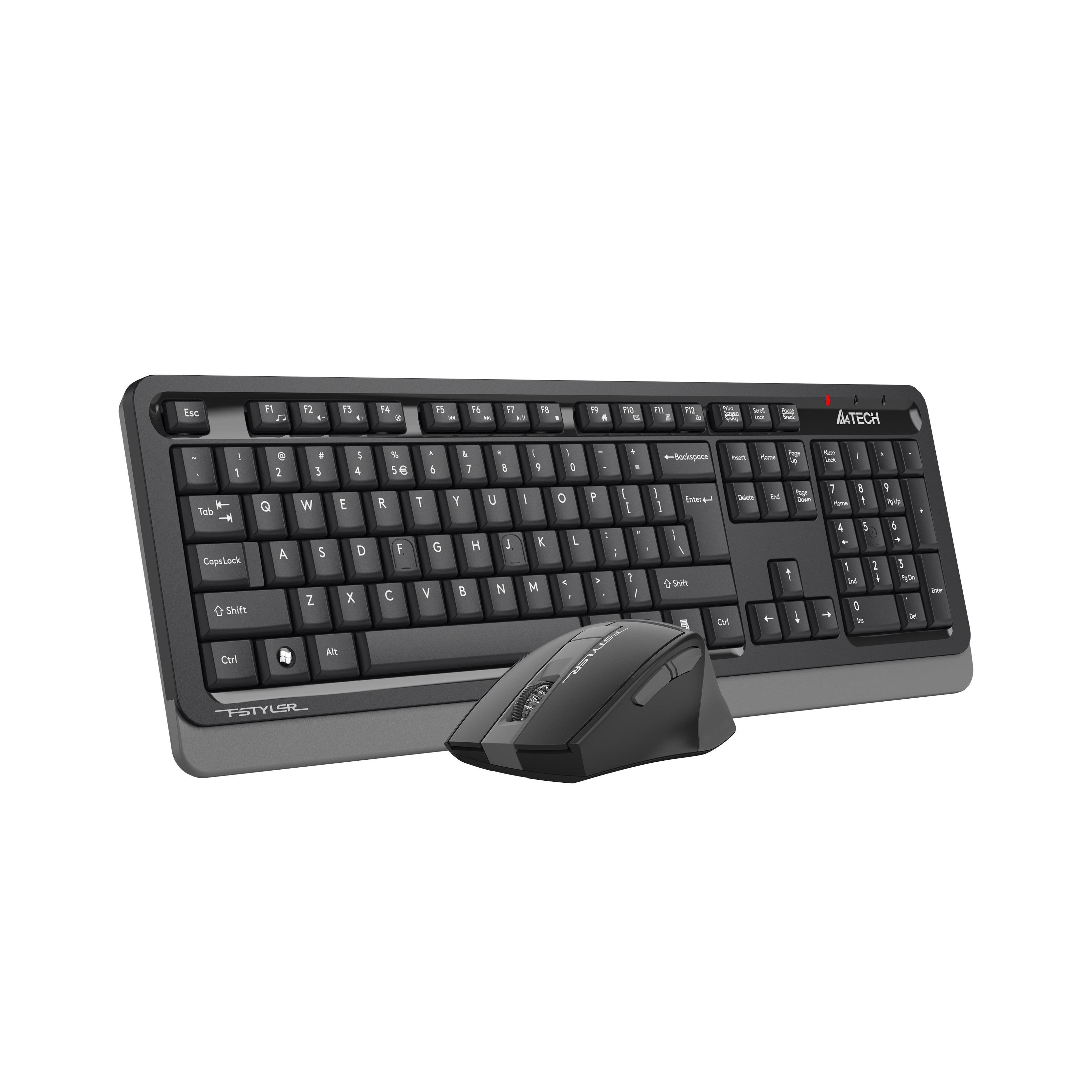 A4 Tech Fg1035 Kablosuz Standart Si̇yah/Gri̇ Q Klavye Mouse