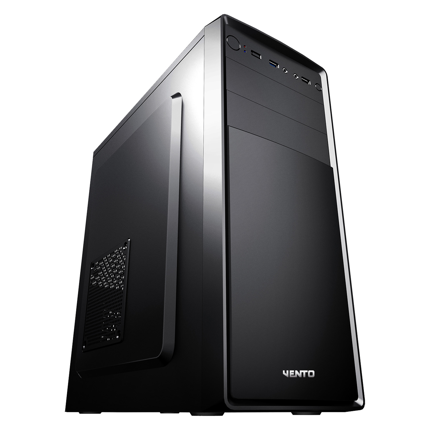 Vento Vs121S 300W 1X9Cm Arka + 1X12Cm Ön Atx 2Xusb2.0/1Xusb3.0 Si̇yah Kasa