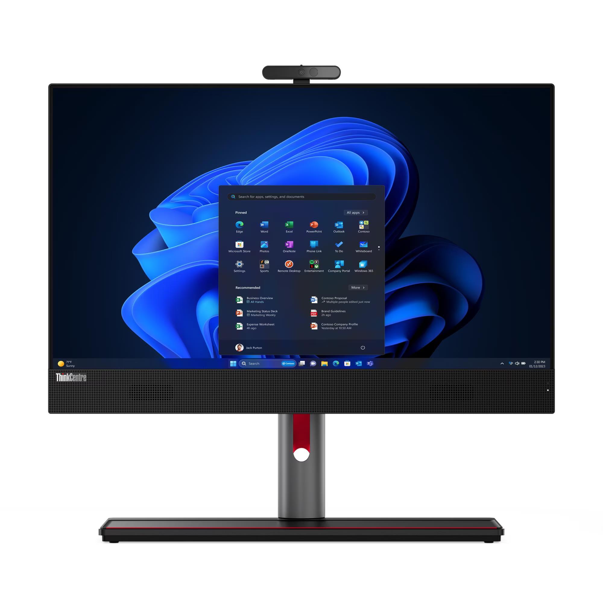 Lenovo 12Sks50800 TC M90A Gen5 i5-14400 16Gb 1TB SSD 23.8 inch All in One Bilgisayar