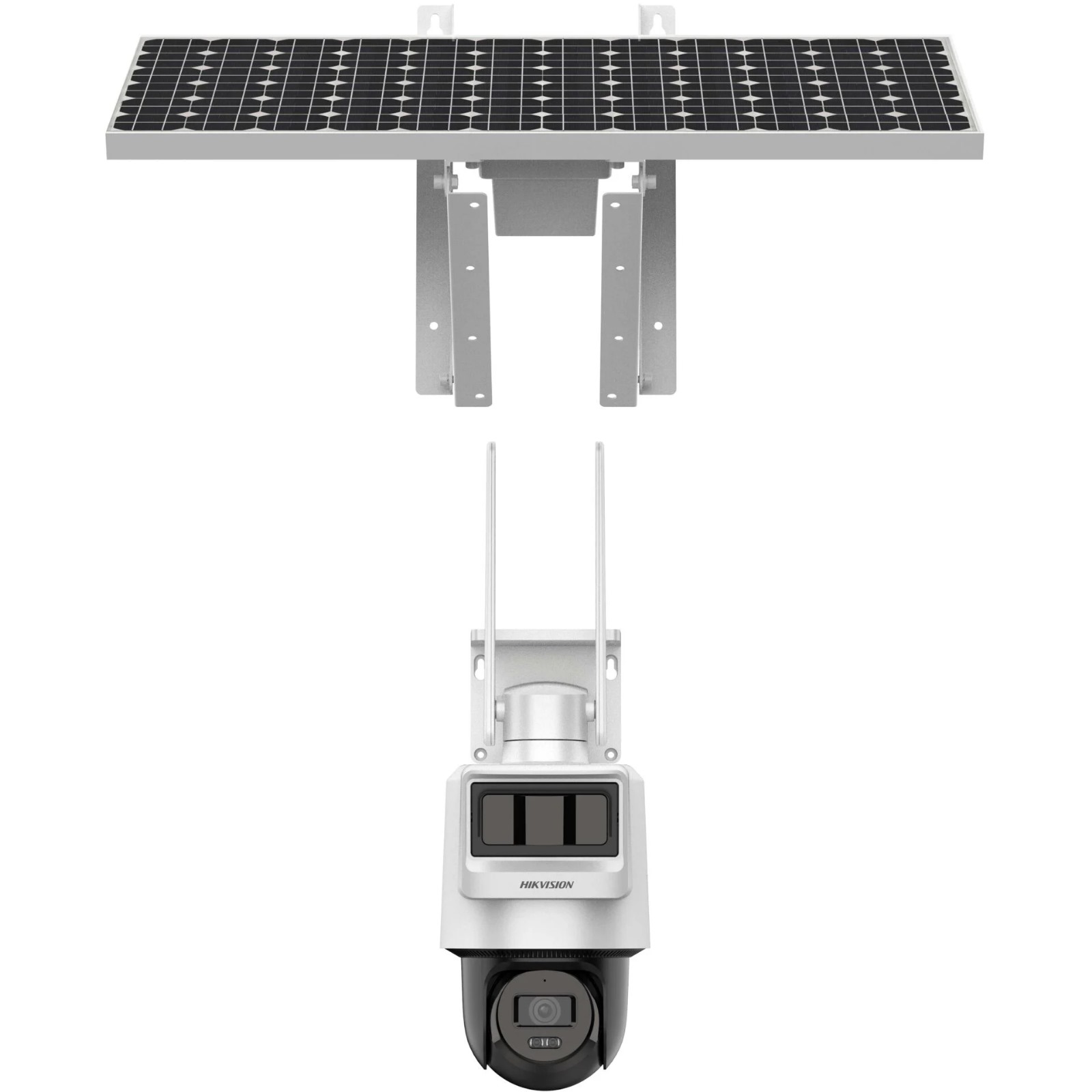 Hikvision Ds-2De2C400Iwg-K/4G/C09S20 4Mp 2.8Mm Dahi̇li̇ Ses / Hoparlor Ip66 Pt Dome Solar Ip Kamera