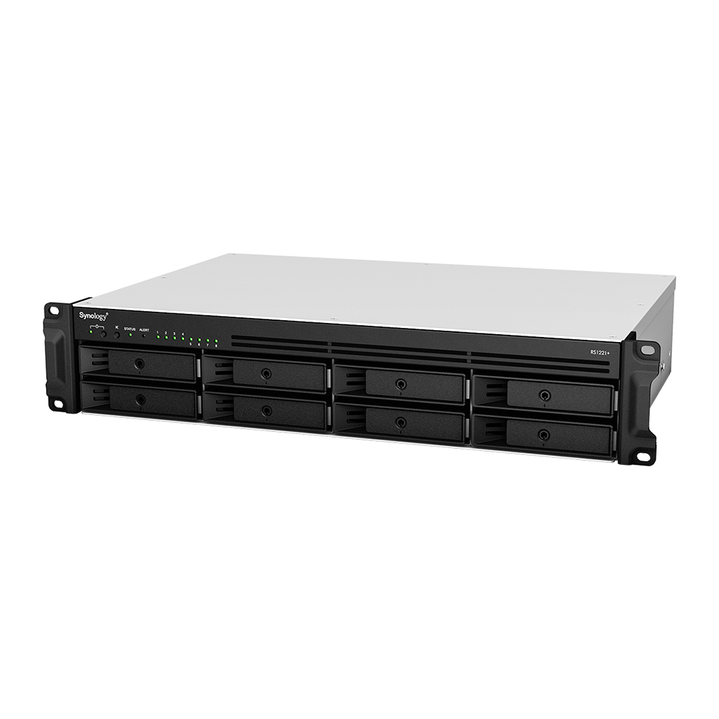 Synology Rs1221Plus 4Gb 8 Bay 4Xglan Rackmount Depolama Üni̇tesi̇