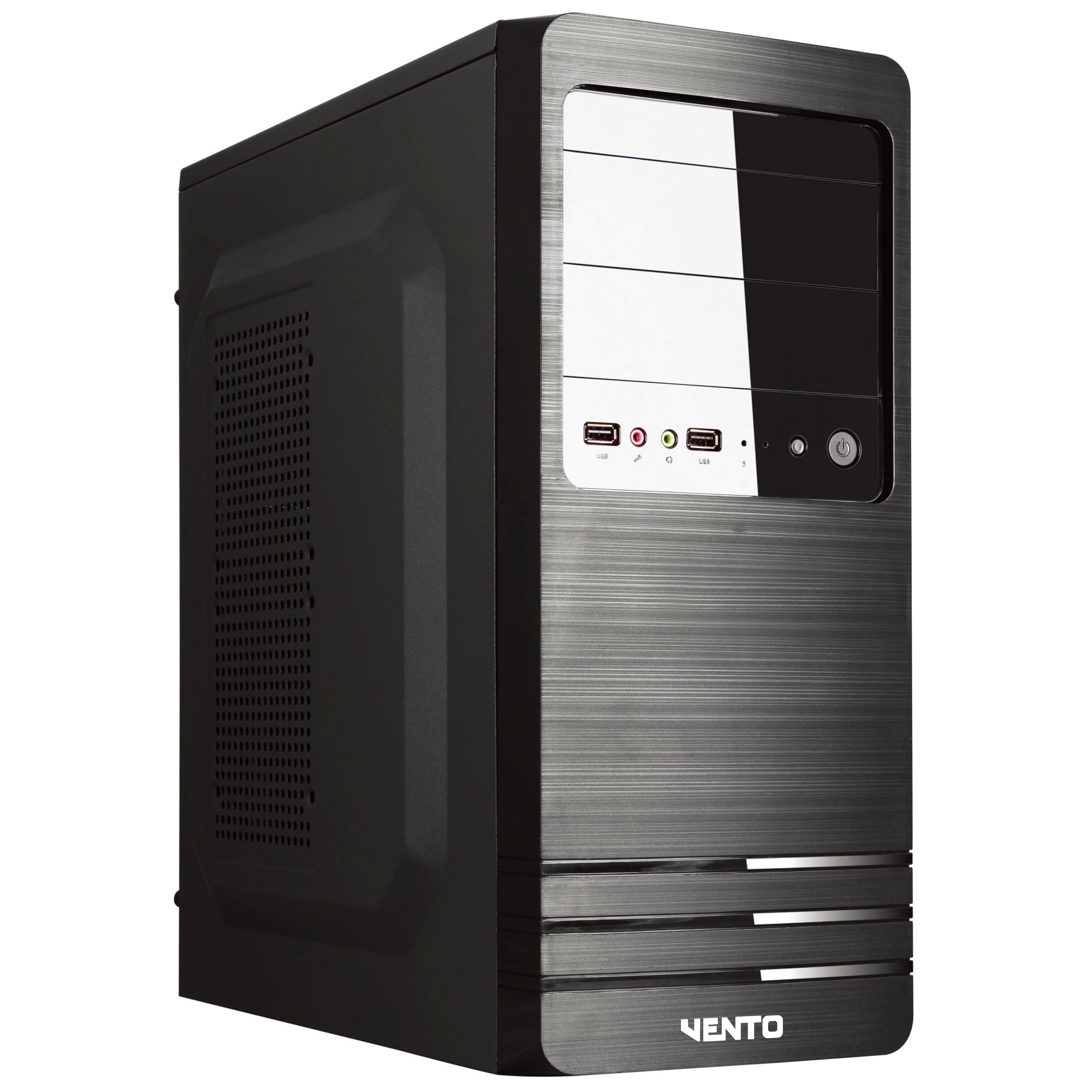 Vento Vs114F 300W 1X8Cm/2X12Cm Fan Atx 1Xusb2.0/1Xusb3.0 Si̇yah Kasa