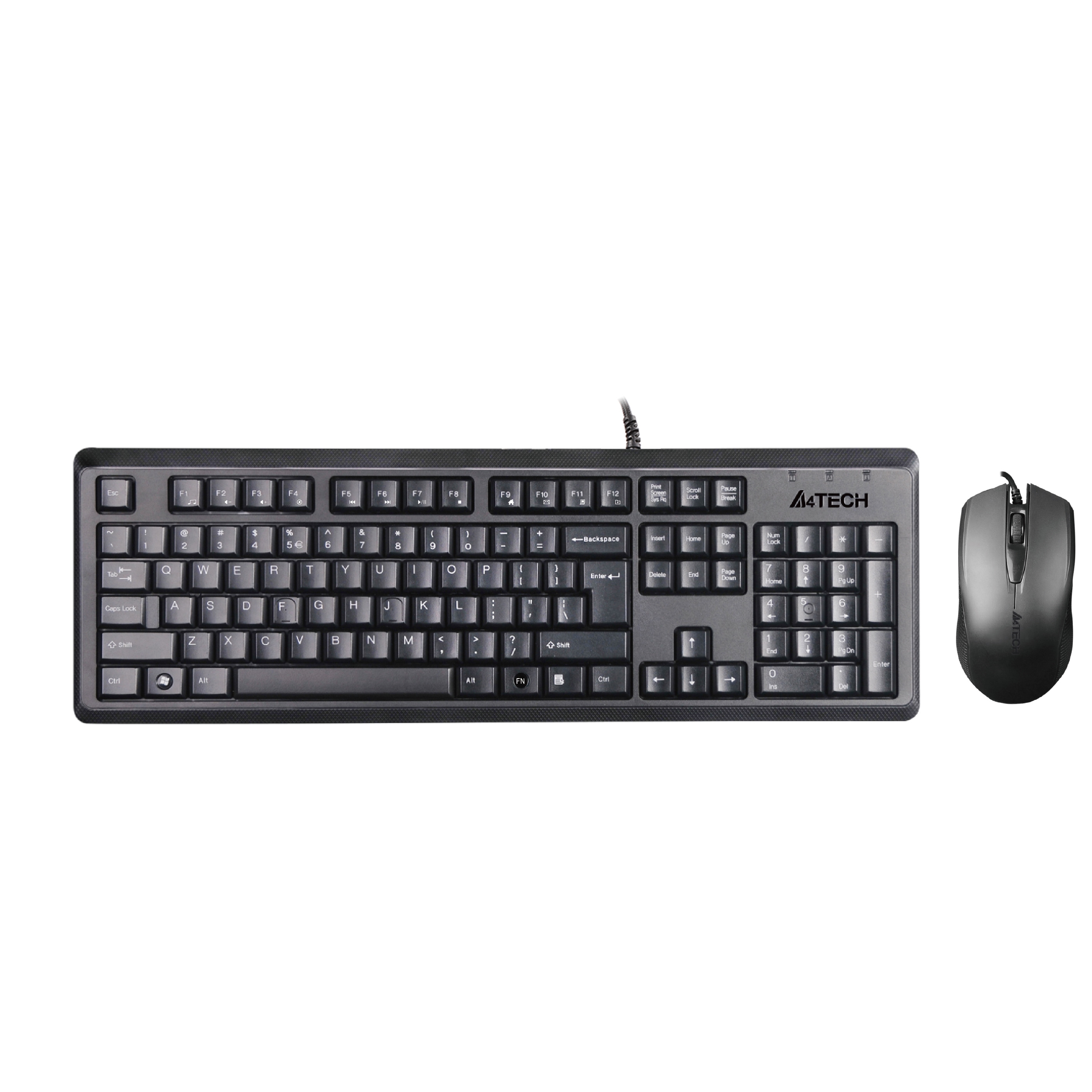 A4 Tech Kr-9276 Usb Multi̇medya Si̇yah Q Klavye Mouse
