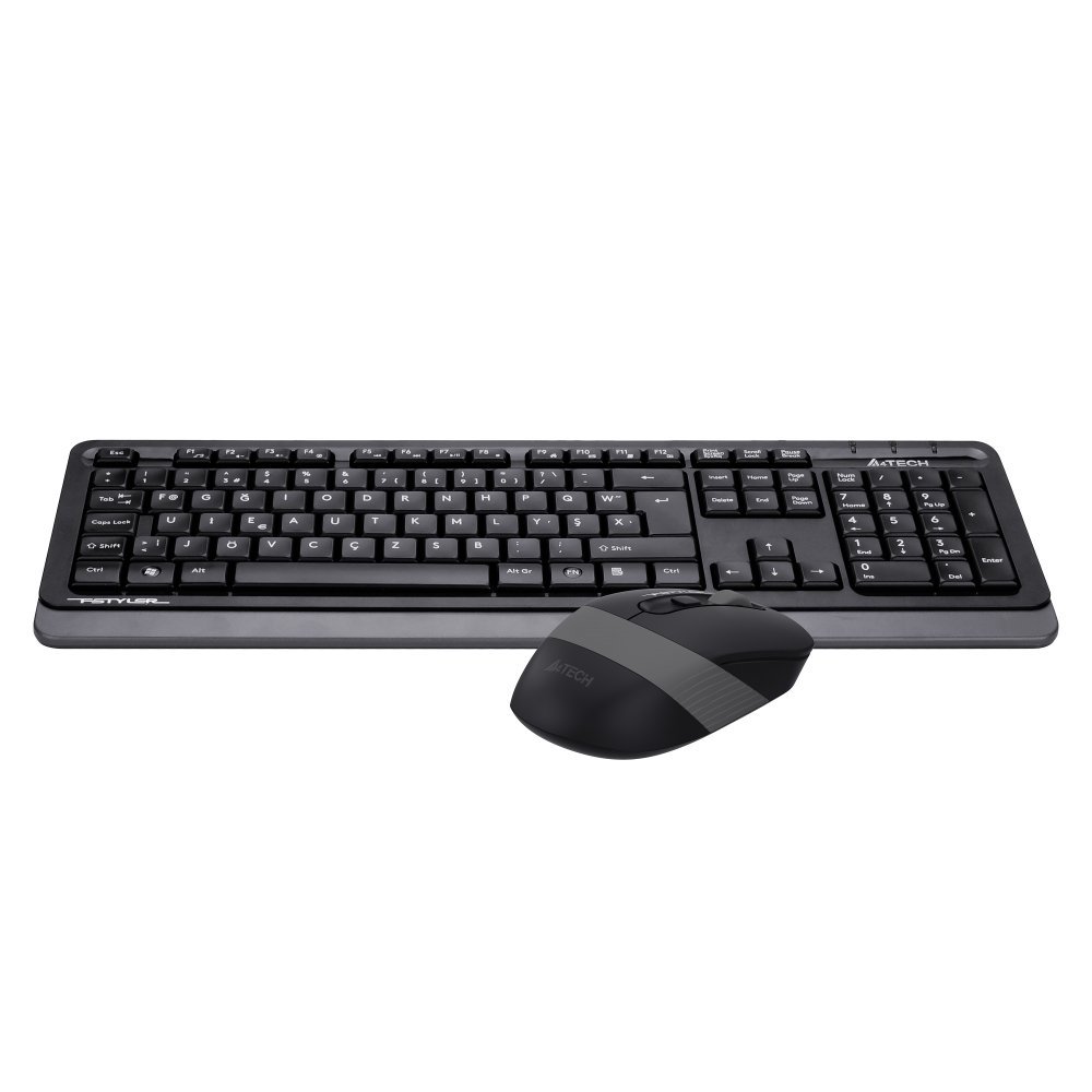 A4 Tech Fg1010 Kablosuz Standart Gri̇ F Klavye Mouse