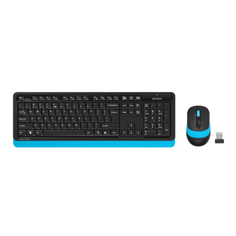 A4 Tech Fg1010 Kablosuz Standart Mavi̇ Q Klavye Mouse
