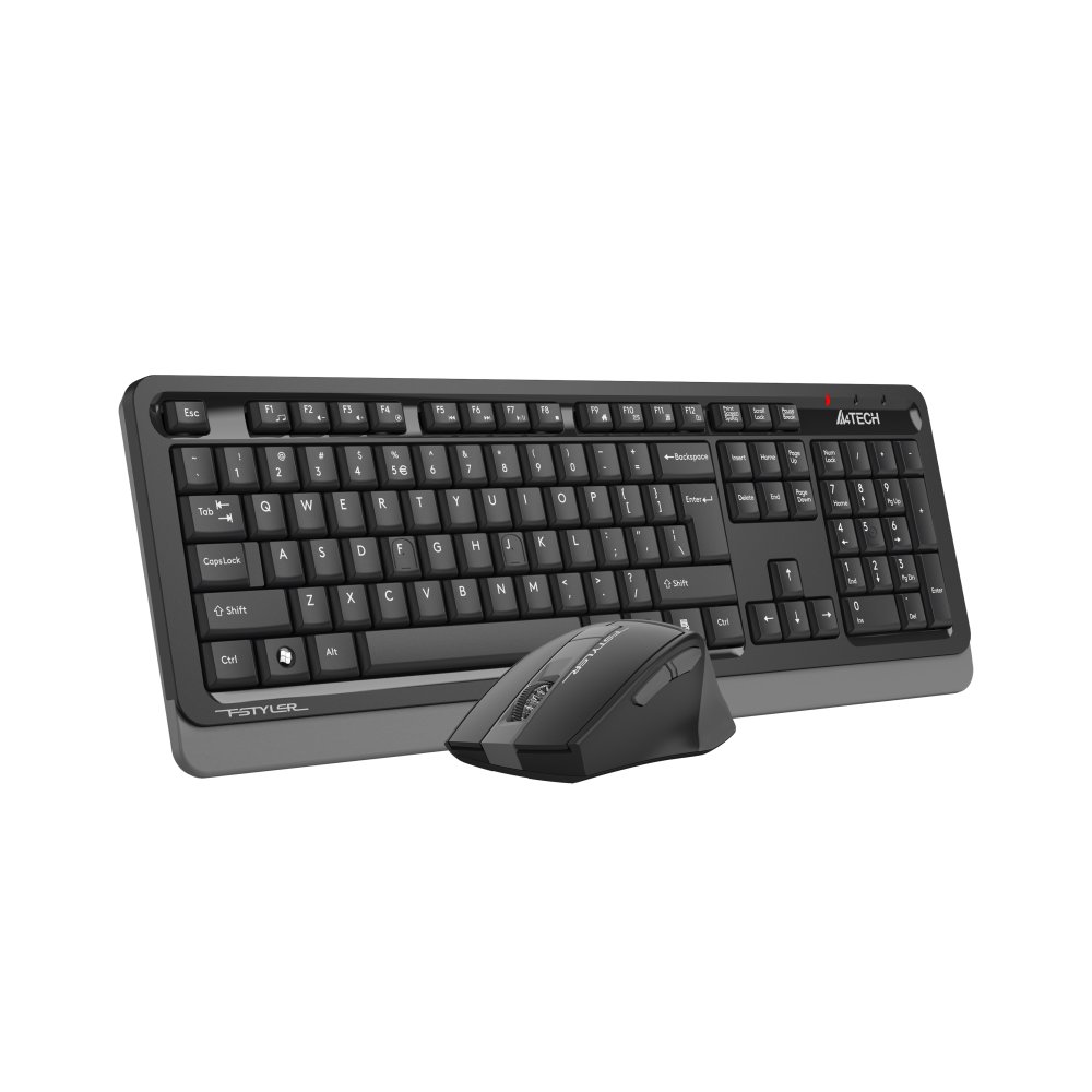 A4 Tech Fg1035 Kablosuz Standart Si̇yah/Gri̇ Q Klavye Mouse