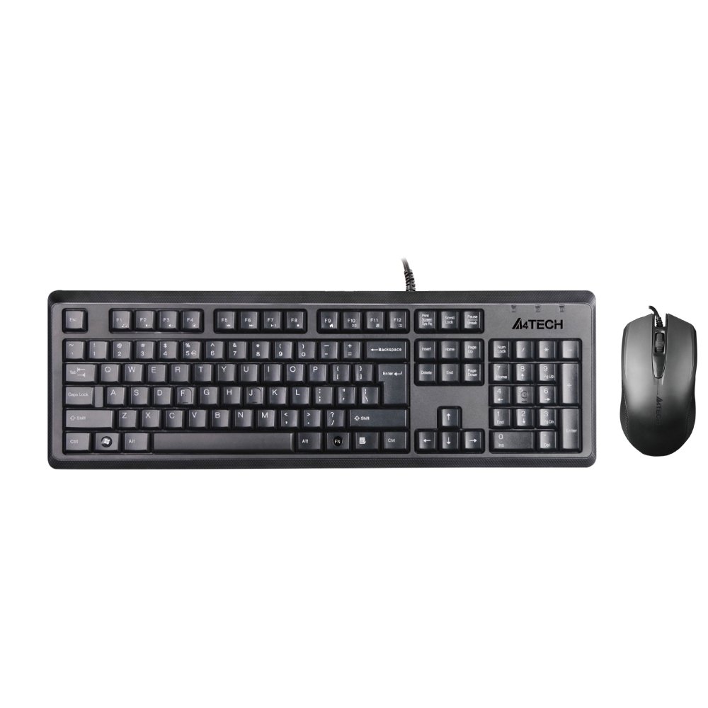 A4 Tech Kr-9276 Usb Multi̇medya Si̇yah Q Klavye Mouse