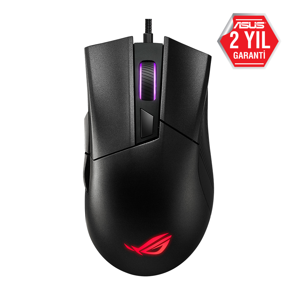 Asus P507 Rog Gladius Ii Core Usb 6200 Dpi Aura Sync Rgb Gaming Mouse
