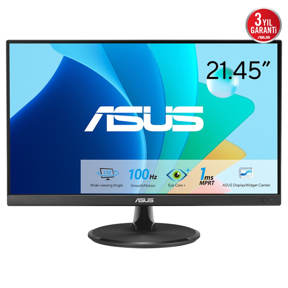 Asus Vp227Hf 21.5 Inch 1Ms 100Hz 1920X1080 Vga/Hdmi Vesa IPS Led Monitor