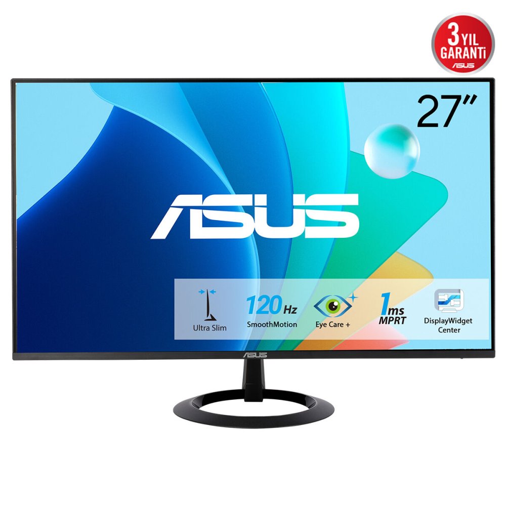 Asus Vz279Hg 27 Inch 1Ms 120Hz Vga/Hdmi IPS Led Monitor