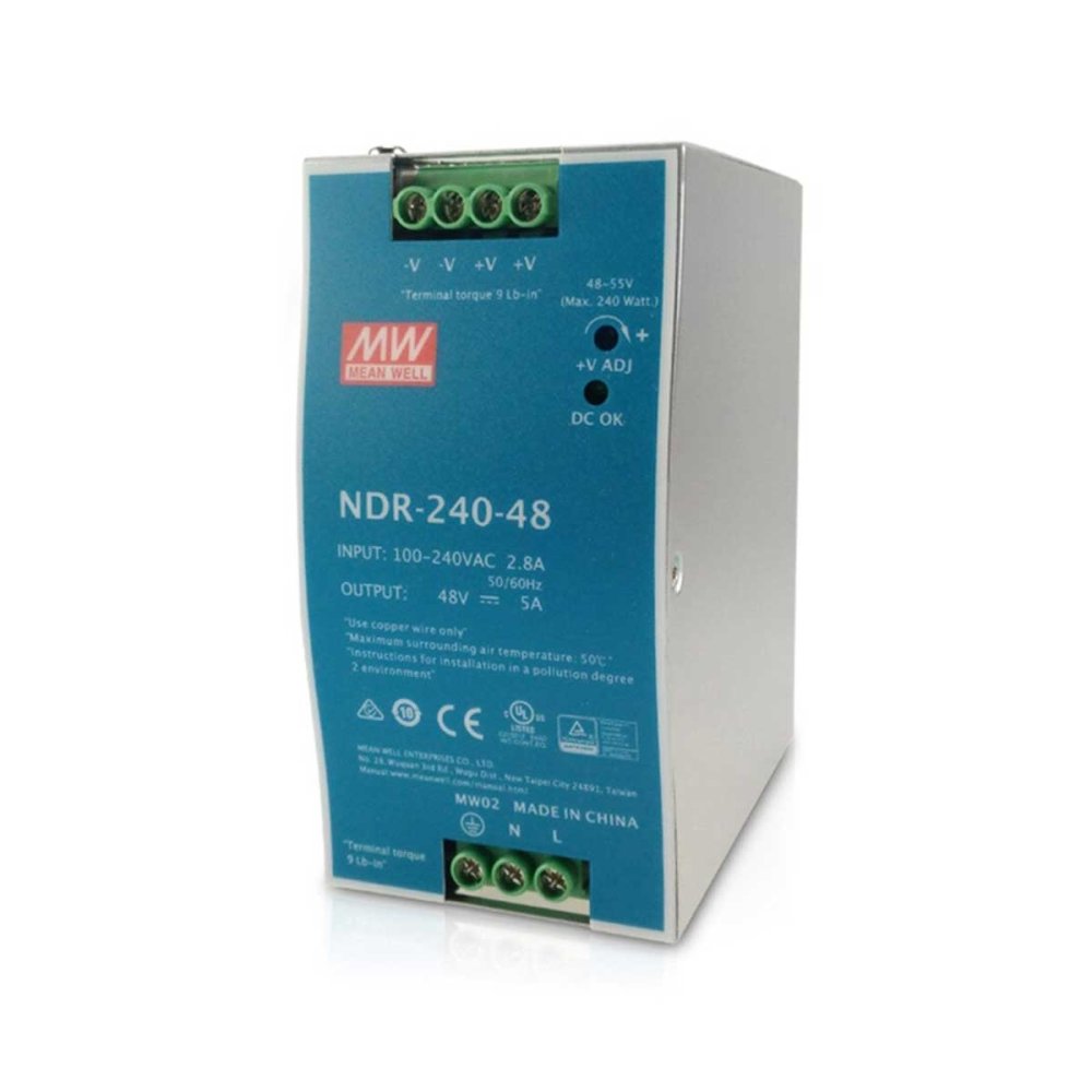 Mean-Well Ndr-240-48 Endüstri̇yel Switch Guç Kaynaği