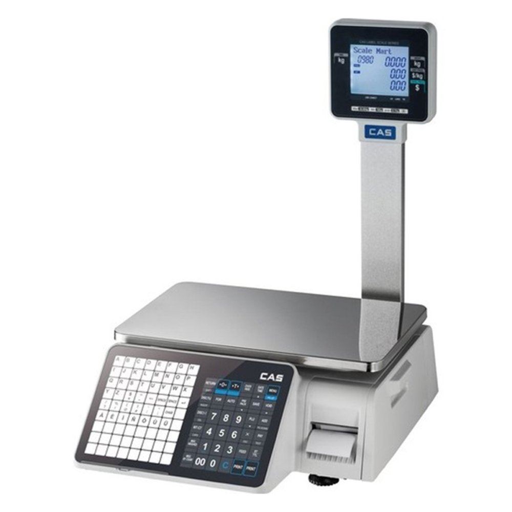 Cas Cl3000-P 30Kg / Barkodlu Boyunlu Elektroni̇k Terazi̇