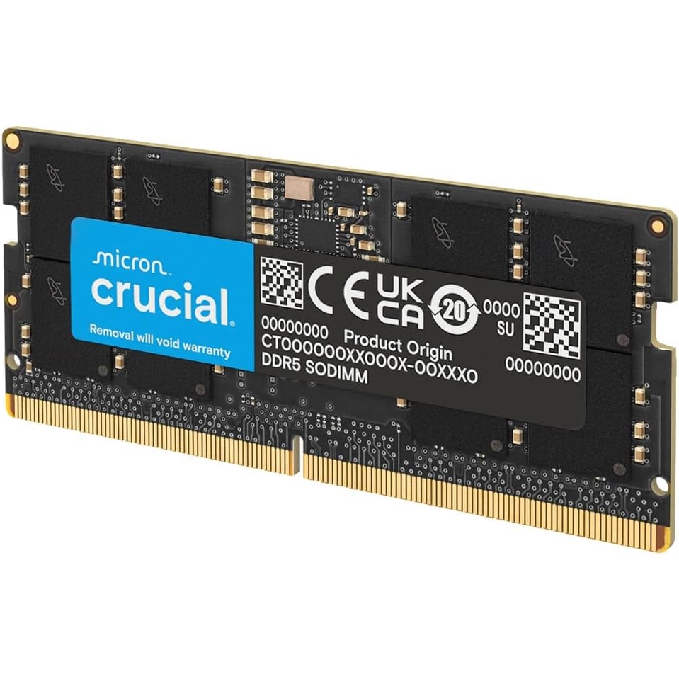 Crucial 32Gb 5600Mhz Ddr5 Notebook RAM Bulk Ct32G56C46S5