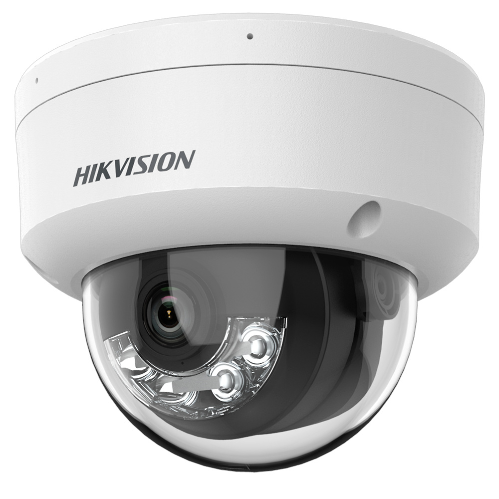 Hikvision Ds-2Cd1141G2-Liuf 4Mp 2.8Mm 20Mt Dahi̇li̇ Sesli̇ H265  Smart Hybrid Light Ip Dome Kamera