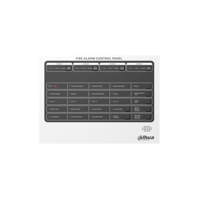 Dahua Hy-C102-4 Konvansi̇yonel 4 Bölgeli̇ Akü Dahi̇l Yangin Alarm Paneli̇