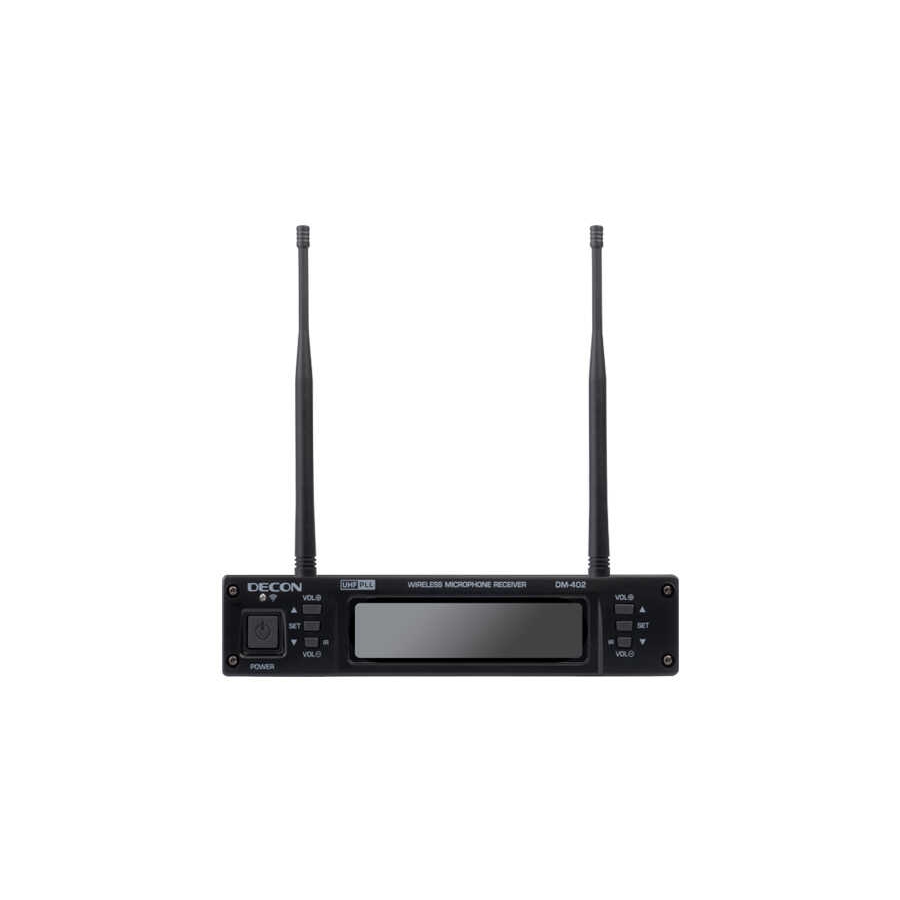 Decon Dm-402T 1 Receiver 2 Handheld Mi̇krofon Seti̇