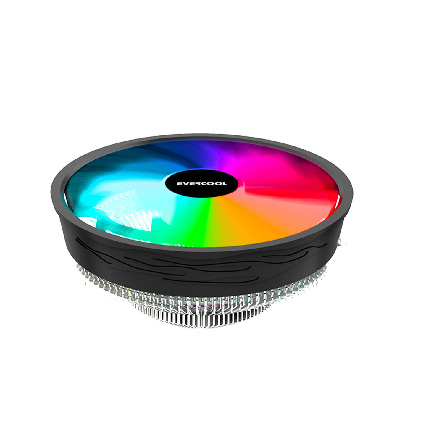 Evercool Cs-02 Rai̇nbow 12Cm Rgb Amd & Intel Lga1700/Am5 Soket İşlemci̇ Fani