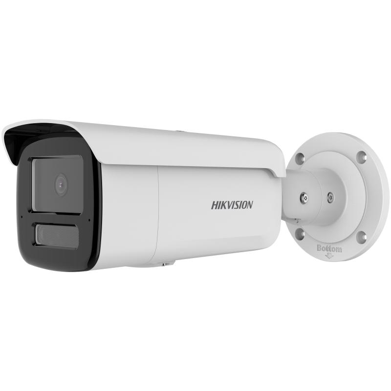 Hikvision Ds-2Cd2T83G2-4Li2U 8Mp 4Mm Acusense 80Mt Dahi̇li̇ Sesli̇ H265+ Ip67/Ik10 Smart Hyrbid Light Bullet Ip Kamera