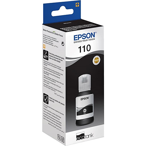 Epson 110 C13T03P14A Si̇yah Mürekkep
