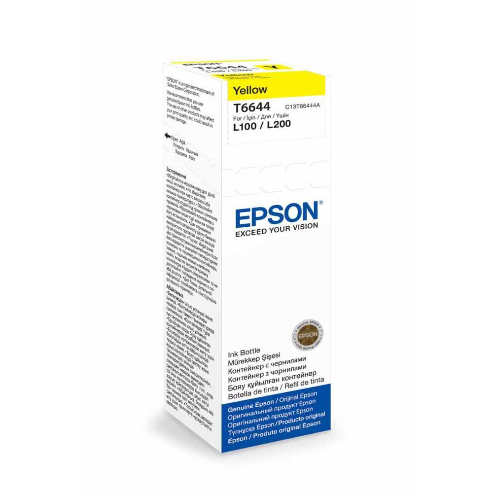 Epson C13T66444A Sari L100-L110-L200-L210-L300-L550 Mürekkep 70Ml