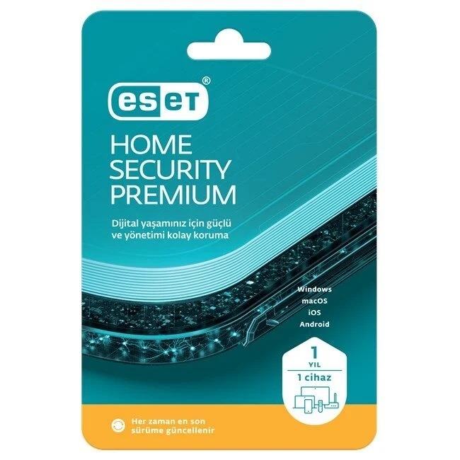 Eset Home Securi̇ty Premi̇um Antivirus 1 Kullanici 1 Yil