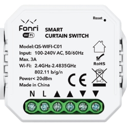 Fonri̇ Wf3-El3-0201-11 Wifi Kablosuz Cp03 Akilli Perde Panjur Anahtar