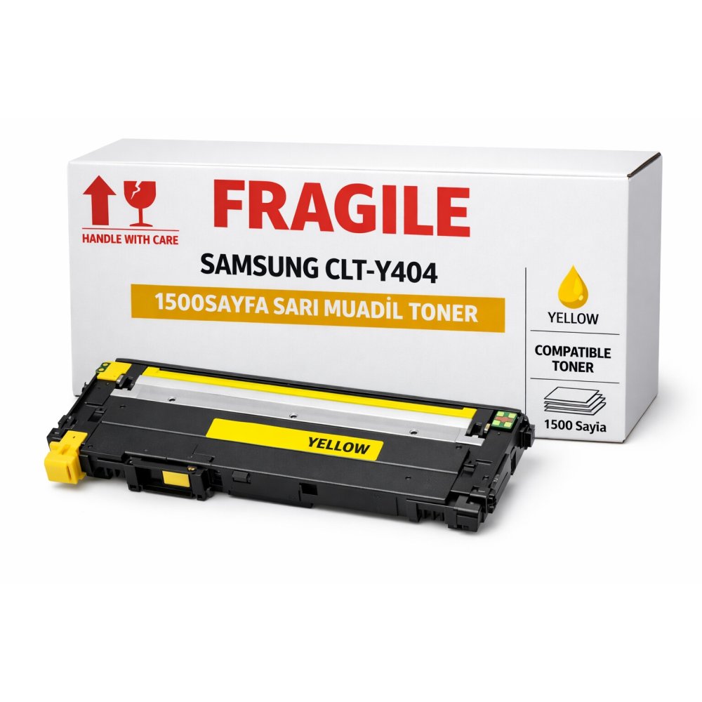 Fragile Samsung Clt-Y404 1500Sayfa Sari Muadi̇l Toner