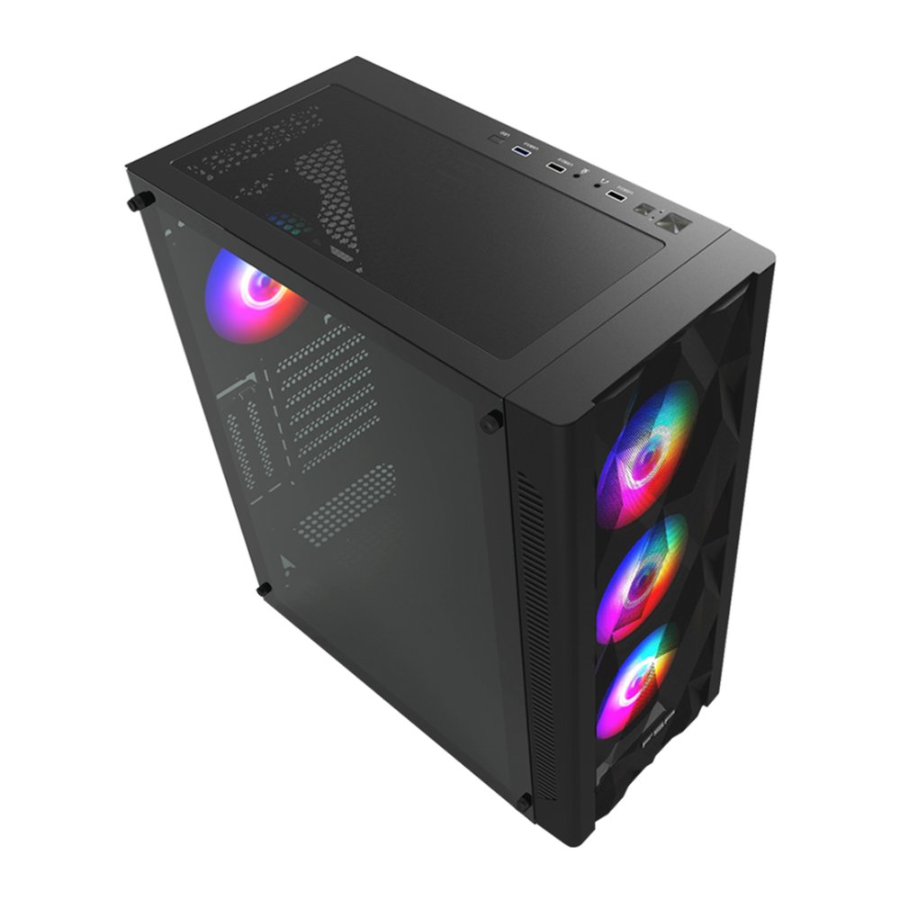 Fsp Cmt595Al 850W 80+ Gen5 Argb E-Atx Si̇yah Gaming Kasa