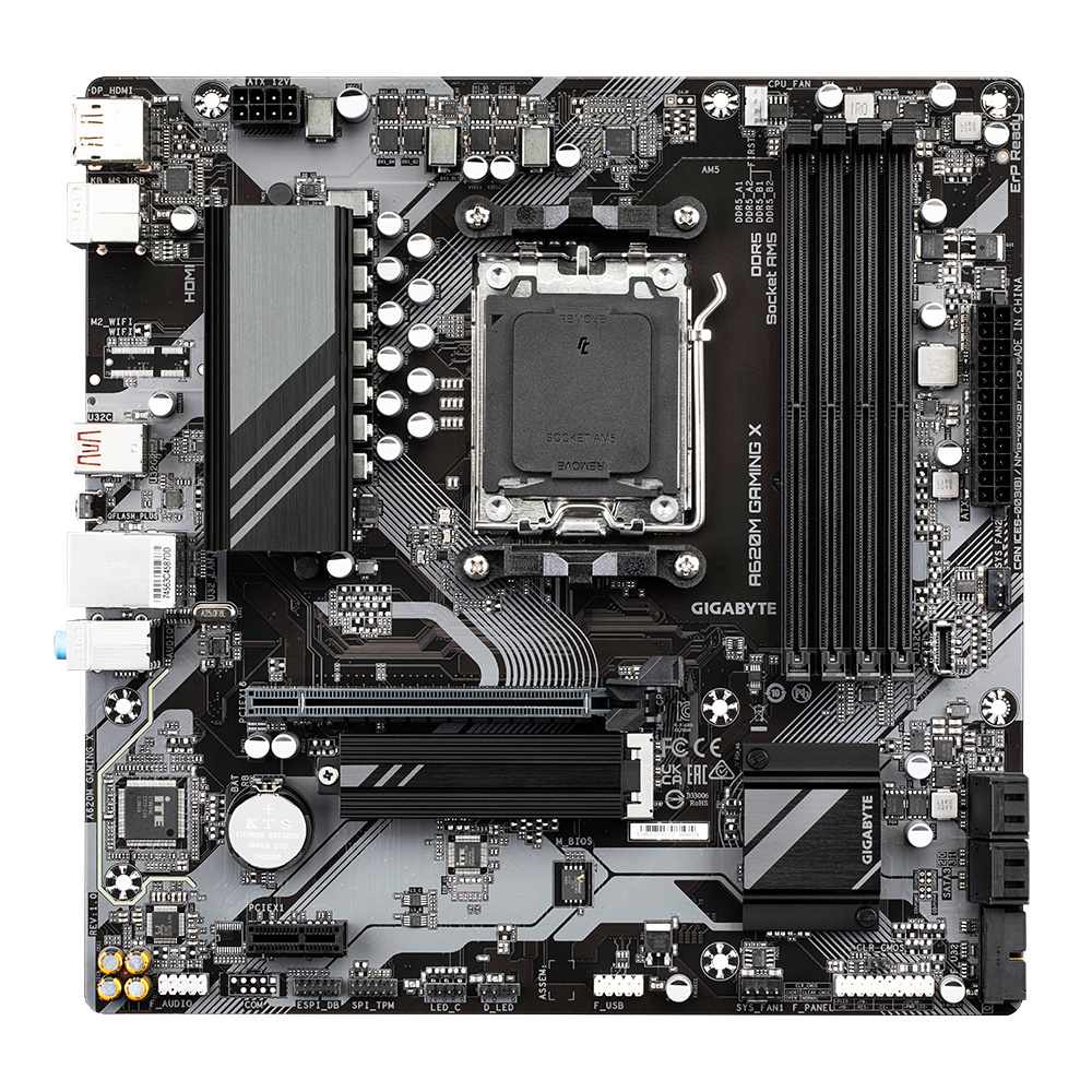 Gigabyte A620M-Gaming-X 4Xddr5 Hdmi+Dp 1Xm2 Am5 Anakart