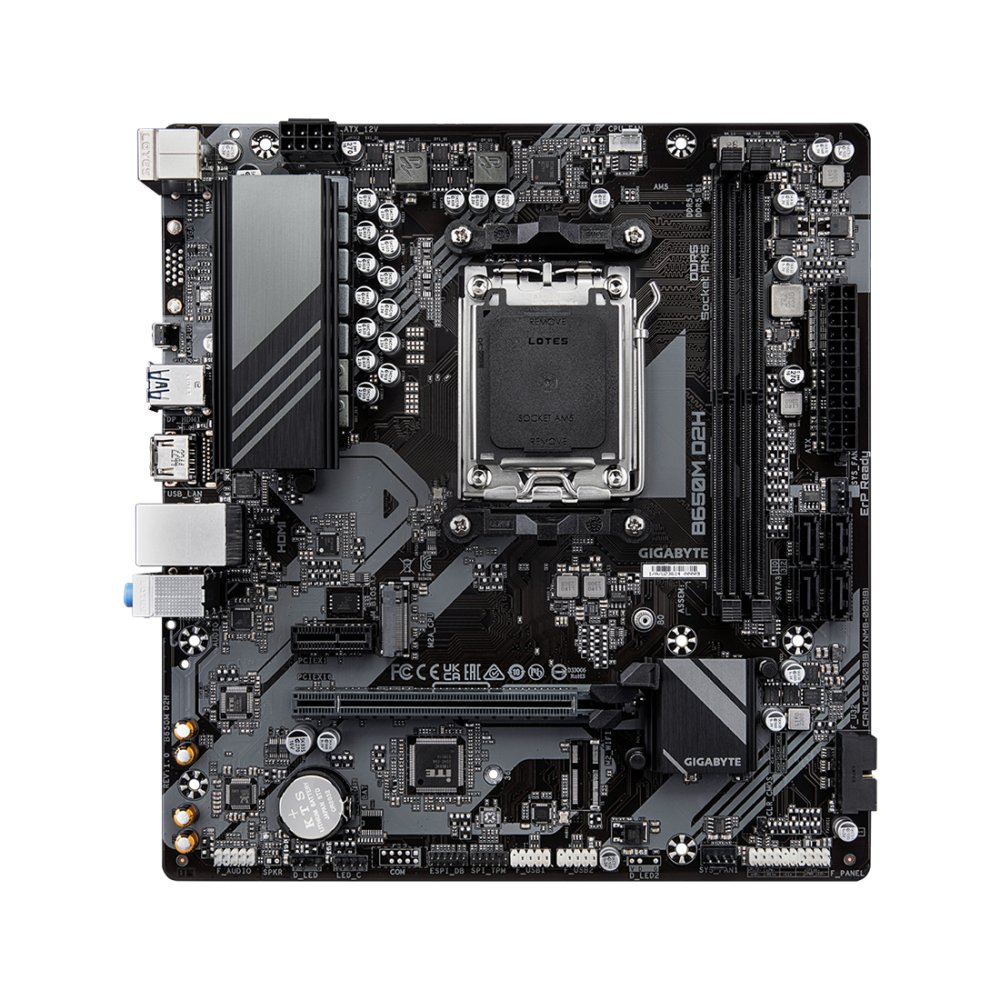 Gigabyte B650M-S2H 2Xddr5 Dp+Vga+Hdmi 1Xm.2 Am5 Anakart