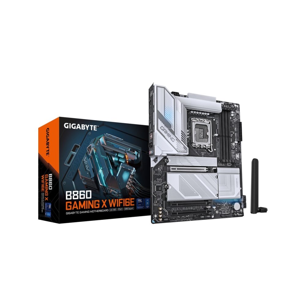 Gigabyte B860-Gaming-X-Wifi6E 4X Ddr5 Dp/Hdmi/Type-C 3X M.2 Usb3.2 1851P Anakart