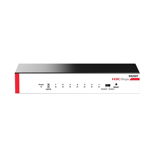 H3C Magic 9801A5C0 Bs208T 8 Port 10/100/1000 Yonetilemez Desktop Switch Metal Kasa