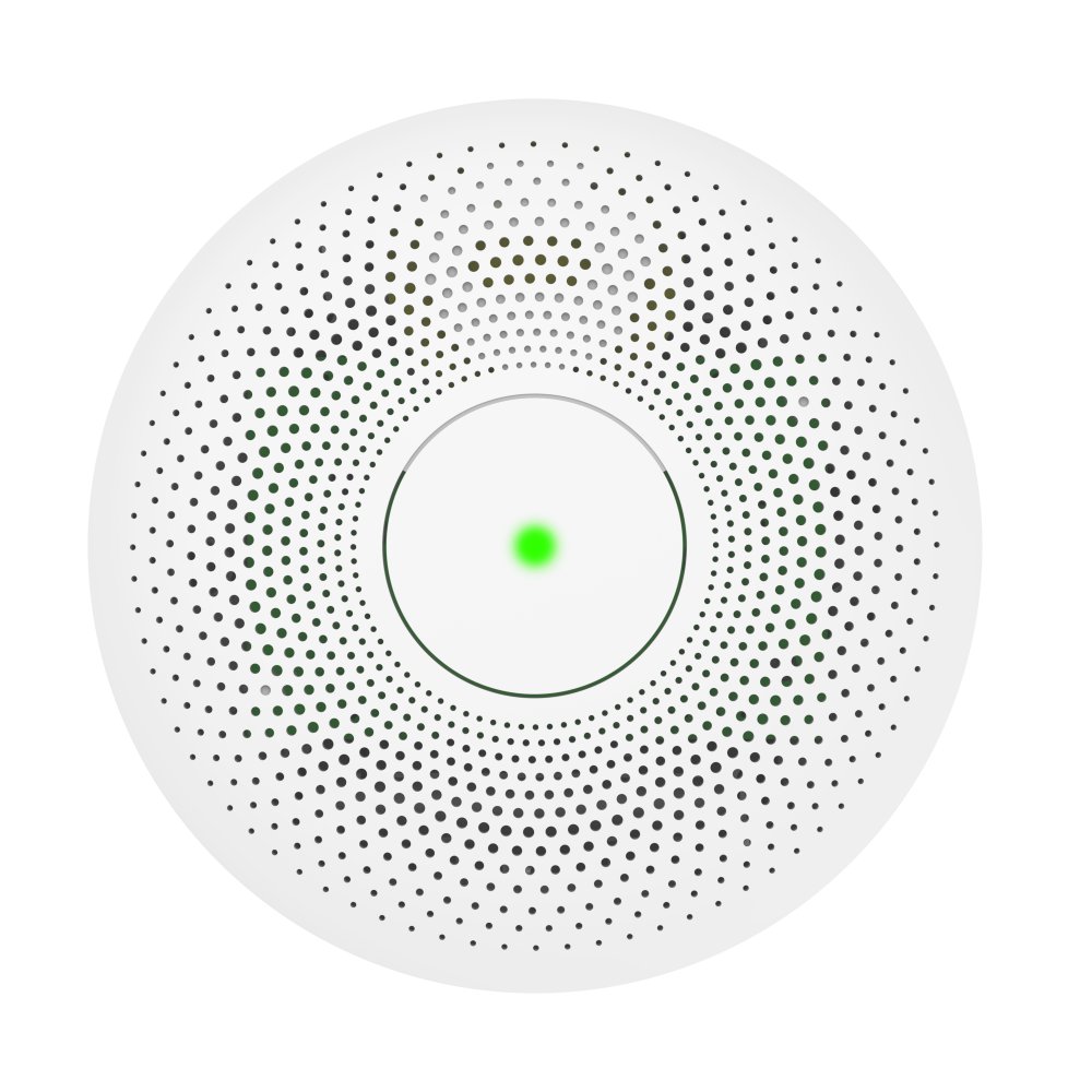 Hikvision Hf-S3E-R8 Kablosuz Si̇renli̇ Opti̇k Duman Dedektörü
