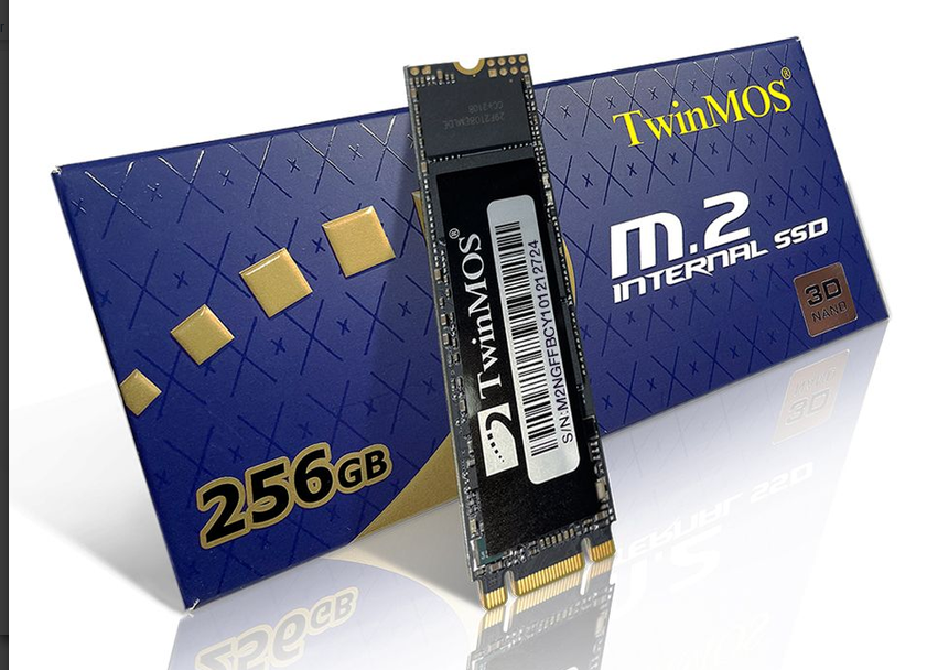Twinmos 256Gb 580/550Mb/S 4Mm M.2 2280 Sata 3.0 SSD Ngffegbm2280 3D-Nand