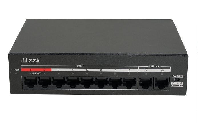 Hilook Ns-0110Mp-60 8 Port 10/100 8 Port Poe+ 2 Port Uplink 60W Yonetilemez Switch