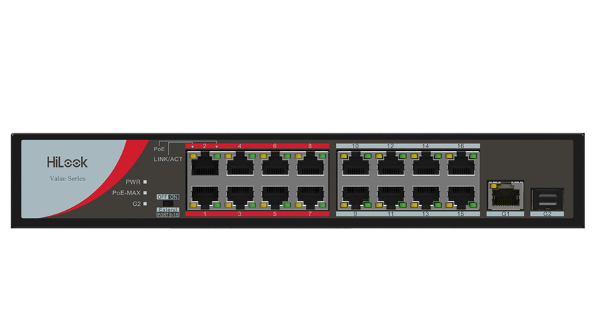 Hilook Ns-0318P-130 16 Port 10/100 16 Port Poe+ 1 Port Uplink+ 1 Sfp 130W Fast Ethernet Switch