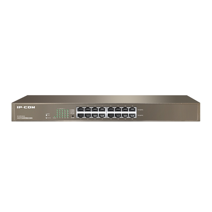 Ip-Com Ip-G1016G 16 Port 10/100/1000 Yonetilemez Rack Mount Switch Metal Kasa