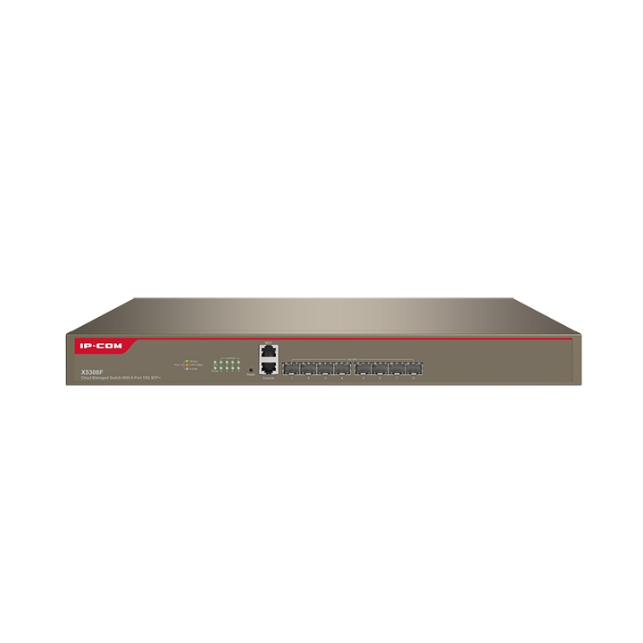 Ip-Com Ip-X5308F 8 Port 10Gb Sfp Cloud Yöneti̇lebi̇li̇r Rack Mount Switch
