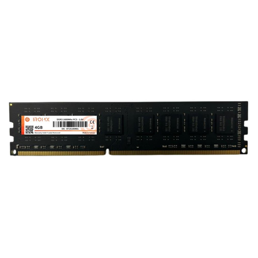 Iromx 4Gb 1600Mhz Ddr3 (Samsung Chip) PC RAM