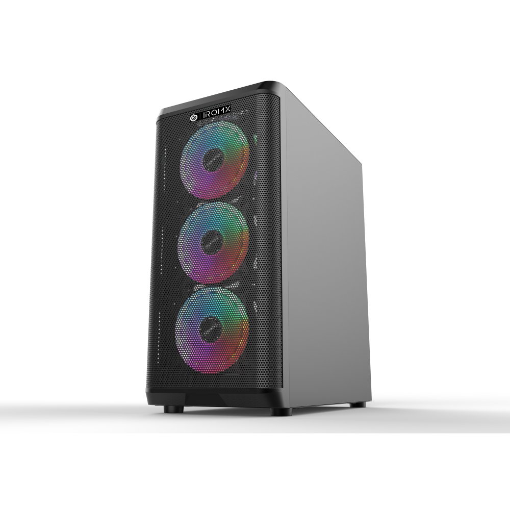 Iromx Meridian Btx-Npg Psu Yok 4X12Cm Argb Fan Atx 2Xusb3.0 Si̇yah Kasa