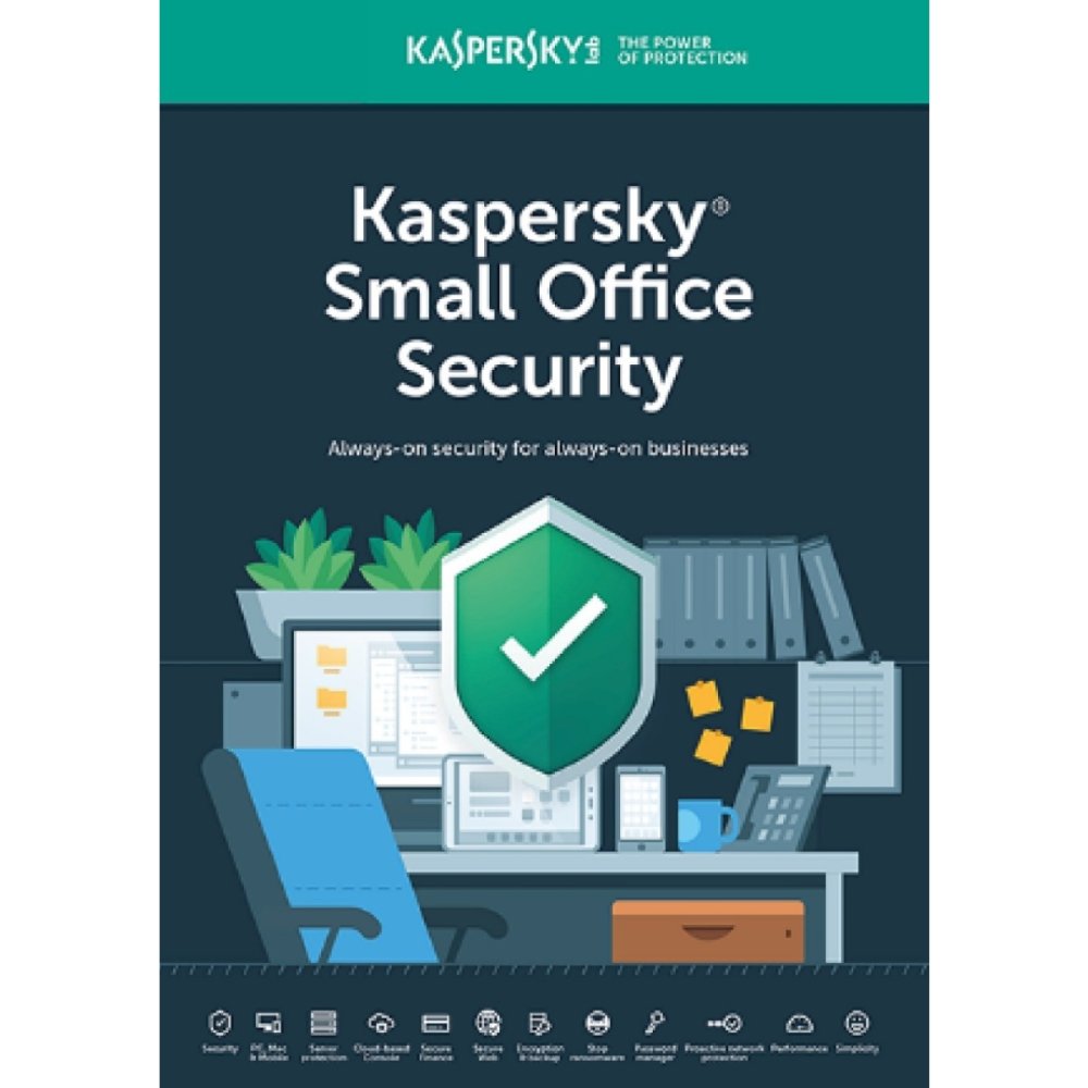 Kaspersky Small Office Security Antivirus 1 Server+5 PC+ 5 Mobi̇l Ci̇haz 1 Yil